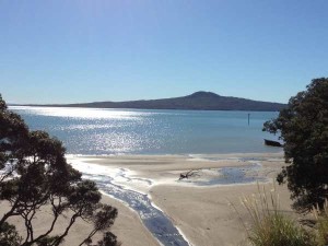 Rangitoto Is from Cliff Rd St Heliers