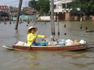 Shop on a boat Bangkok