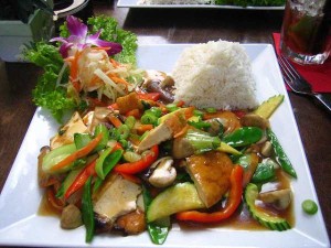 thai vegetarian meal